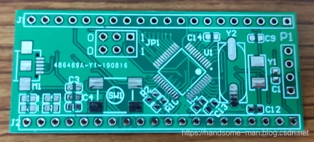 STM32F103C8/BT6最小系统原理图、PCB_程序存储_05